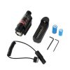 Ensemble lampe tactique et laser — rouge ou vert, 3 modes, interrupteur déporté, batteries et chargeur inclus Ensemble lampe tactique et laser — vue 6