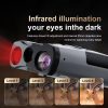 Jumelles de vision nocturne 2K avec télémètre laser — écran 3,5", carte 32 Go incluse, USB-C, objectif 25 mm Jumelles de vision nocturne 2K avec télémètre laser — vue 6