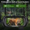 NV3182 — Jumelles de vision nocturne WiFi et Bluetooth, 250-300 m, grossissement 3x, carte 32 Go incluse NV3182 — Jumelles de vision nocturne WiFi et Bluetooth, 250-300 m, grossissement — vue 6