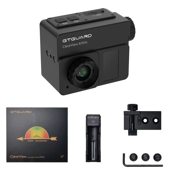 ClearView B215AL — Caméra thermique pour arc et observation, objectif F/1,0, zoom 8x, WiFi, montage arc ou trépied ClearView B215AL — vue 6
