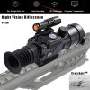PQ1W — Lunette de vision nocturne 1080p, zoom 11x, 600 m sous les étoiles, traitement FMC bleu, WiFi, IP65 PQ1W — Lunette de vision nocturne 1080p, zoom 11x, 600 m sous les étoiles, trait — vue 6