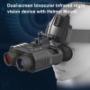 NV8000 — Jumelles de vision nocturne 3D à double écran, 250-300 m, casque ou serre-tête, 350 g NV8000 — Jumelles de vision nocturne 3D à double écran, 250-300 m, casque ou ser — vue 7
