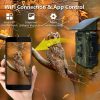 Caméra de chasse 8K 60 MP solaire — WiFi et application, batterie 5200 mAh, PIR 120° Caméra de chasse 8K 60 MP solaire — vue 8